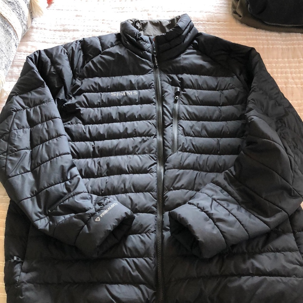Simms Primaloft down thermal jacket